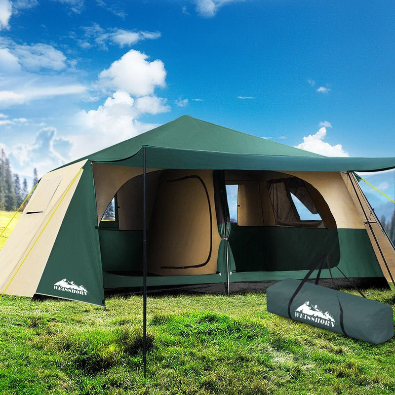 Instant Up Camping Tent 8 Person Pop up Tents Family Hiking Dome Camp - Outdoor > Camping - Rivercity House & Home Co. (ABN 18 642 972 209) - Affordable Modern Furniture Australia
