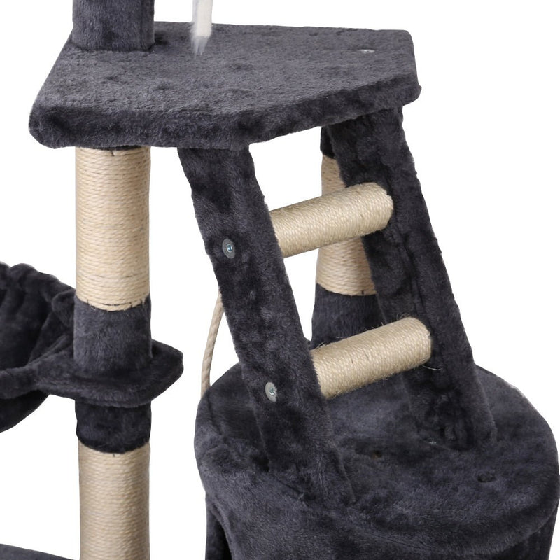 i.Pet Cat Tree 120cm Trees Scratching Post Scratcher Tower Condo House Furniture Wood Multi Level - Pet Care > Cat Supplies - Rivercity House & Home Co. (ABN 18 642 972 209)