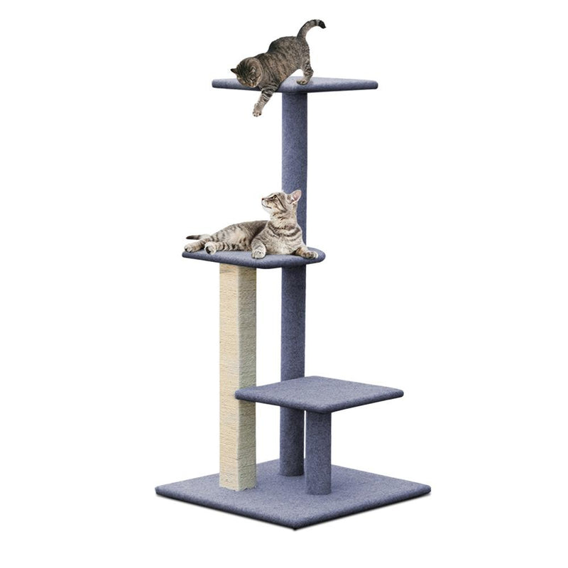 Cat Tree 124cm Trees Scratching Post Scratcher Tower Condo House Furniture Wood Steps - Rivercity House & Home Co. (ABN 18 642 972 209) - Affordable Modern Furniture Australia