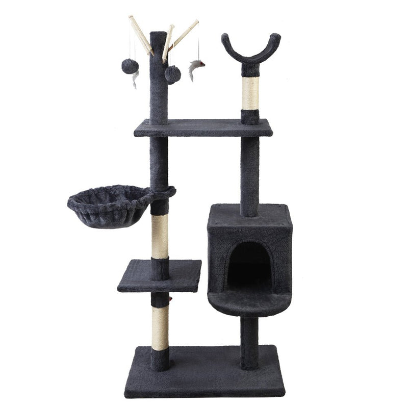 Cat Tree 140cm Trees Scratching Post Scratcher Tower Condo House Furniture Wood - Pet Care > Cat Supplies - Rivercity House & Home Co. (ABN 18 642 972 209) - Affordable Modern Furniture Australia