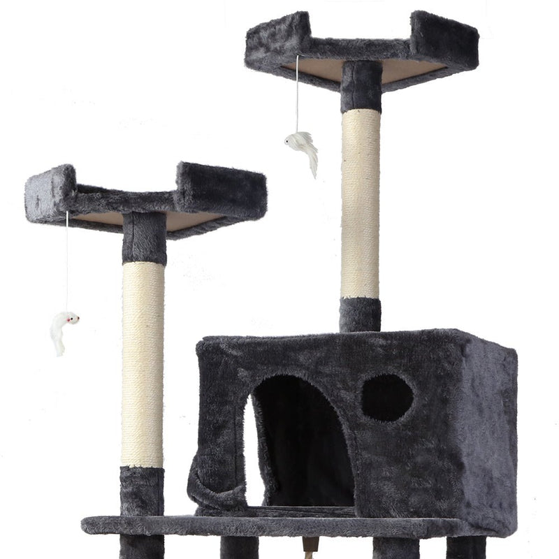 Cat Tree 184cm Trees Scratching Post Scratcher Tower Condo House Furniture Wood - Pet Care > Cat Supplies - Rivercity House & Home Co. (ABN 18 642 972 209) - Affordable Modern Furniture Australia