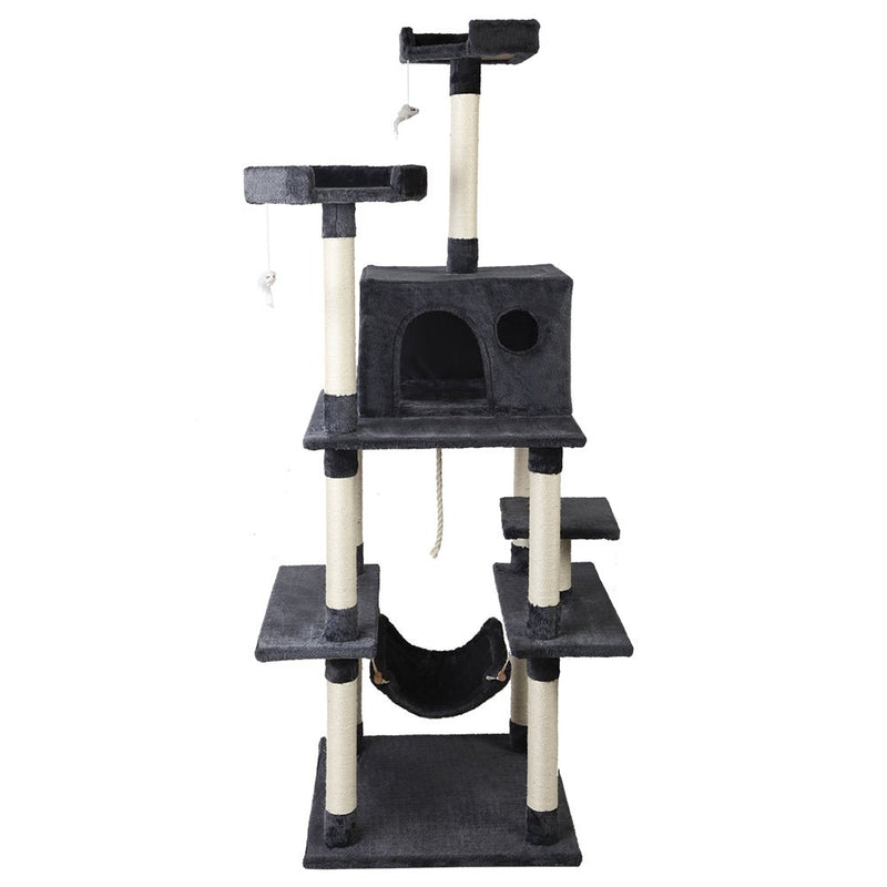 Cat Tree 184cm Trees Scratching Post Scratcher Tower Condo House Furniture Wood - Pet Care > Cat Supplies - Rivercity House & Home Co. (ABN 18 642 972 209) - Affordable Modern Furniture Australia