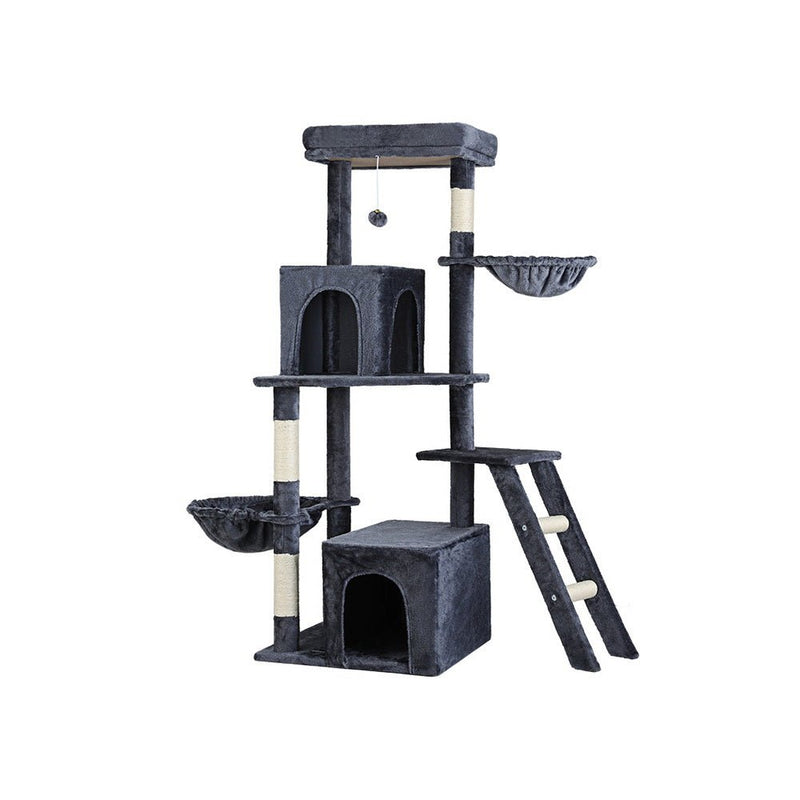 Cat Tree Tower Scratching Post Scratcher 138cm Trees Condo House Grey - Pet Care > Cat Supplies - Rivercity House & Home Co. (ABN 18 642 972 209) - Affordable Modern Furniture Australia