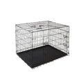 Dog Cage 48inch Pet Cage - Black