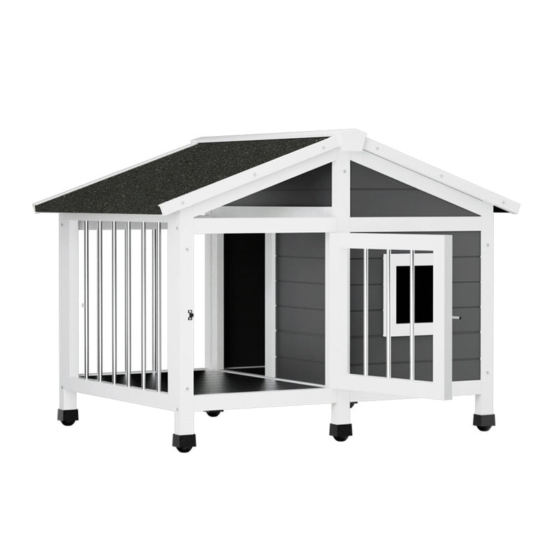 i.Pet Dog Kennel House Large Wooden Outdoor Pet Kennels Indoor Puppy Cabin Home - Pet Care > Dog Supplies - Rivercity House & Home Co. (ABN 18 642 972 209)