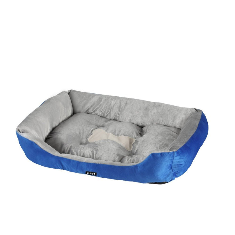 i.Pet Pet Bed Dog Cat Calming Soft Mat Sleeping Comfy Plush Cave Washable Blue - Pet Care > Dog Supplies - Rivercity House & Home Co. (ABN 18 642 972 209) - Affordable Modern Furniture Australia