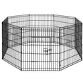 Pet Playpen Dog Playpen 30Inch 8 Panel Puppy Exercise Cage Enclosure Fence