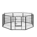 Pet Playpen Dog Playpen 8 Panel Exercise Cage Enclosure Fence 80x80cm