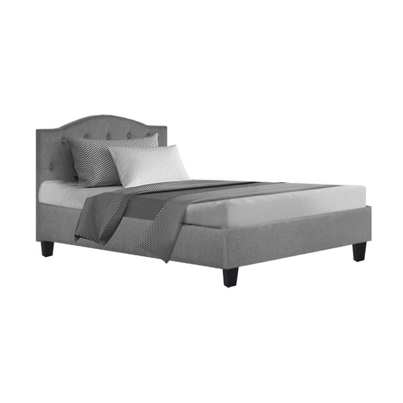Jervis Single Bed Frame Grey - Furniture > Bedroom - Rivercity House & Home Co. (ABN 18 642 972 209) - Affordable Modern Furniture Australia