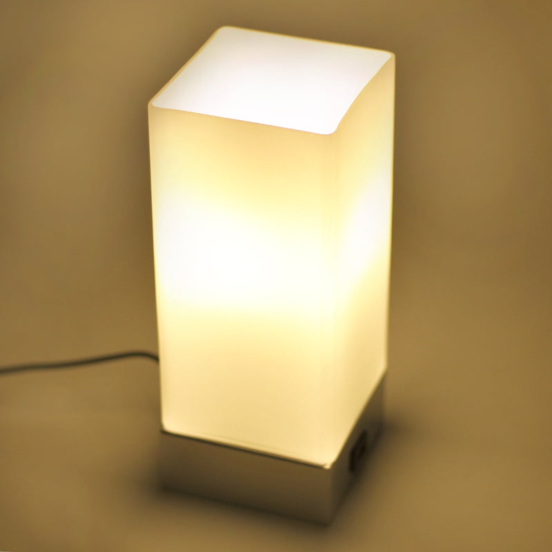 Jessica Rectangle Touch Lamp with USB Port - Home & Garden > Lighting - Rivercity House & Home Co. (ABN 18 642 972 209) - Affordable Modern Furniture Australia