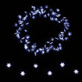 10 Metre Snow Christmas String Lights 100 LED Cold White
