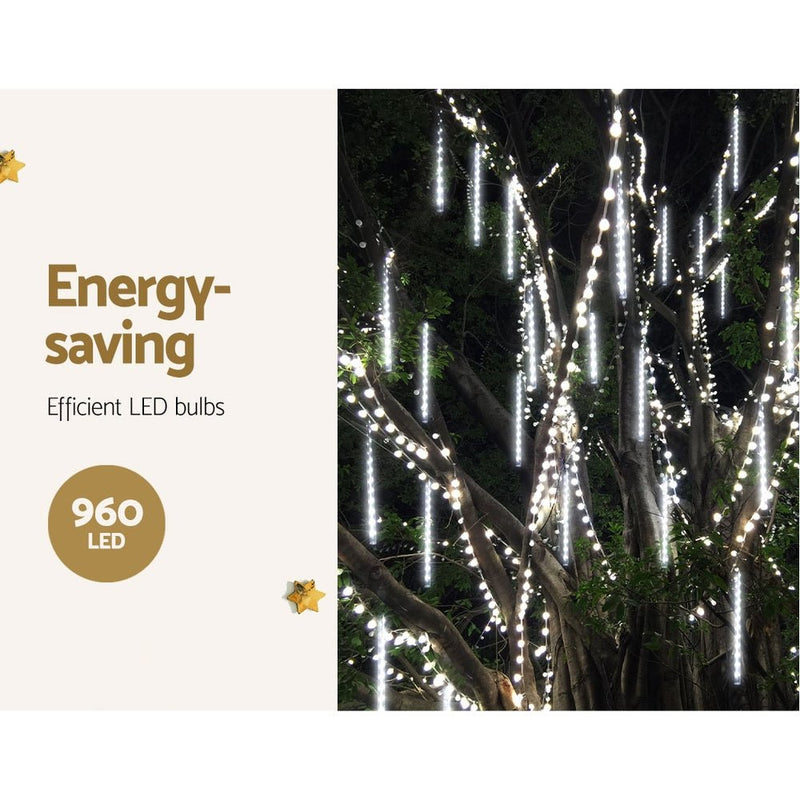 12 Metre Icicle Christmas Shower Lights 960 LED - Occasions > Christmas - Rivercity House & Home Co. (ABN 18 642 972 209) - Affordable Modern Furniture Australia