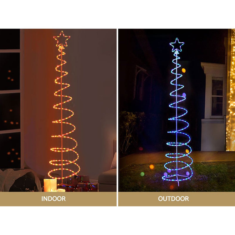 2.4M LED Christmas Tree Solar Motif Lights 8 Modes - Occasions > Christmas - Rivercity House & Home Co. (ABN 18 642 972 209) - Affordable Modern Furniture Australia