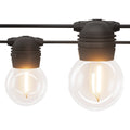 30 LED Festoon Lights Solar Outdoor String Light Christmas 34m