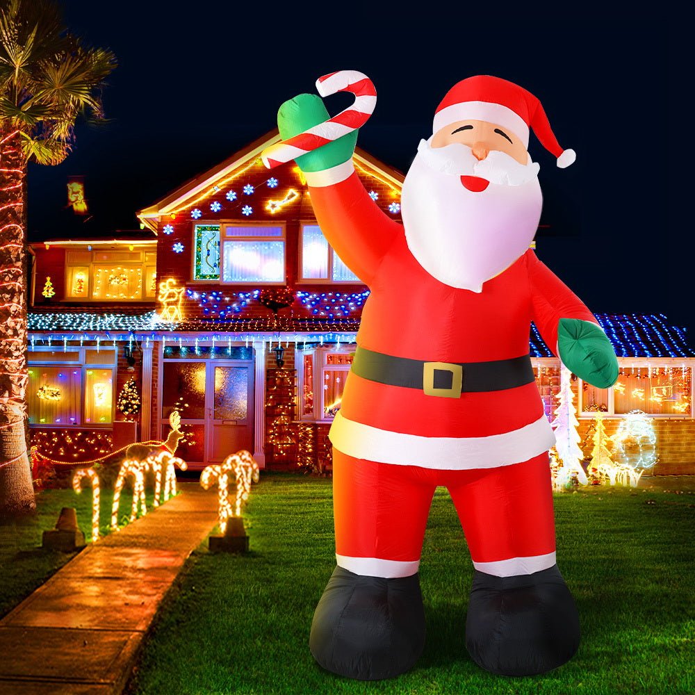 3M Christmas Inflatable Santa Xmas Outdoor Decorations LED Lights - Rivercity House & Home Co. (ABN 18 642 972 209) - Affordable Modern Furniture Australia