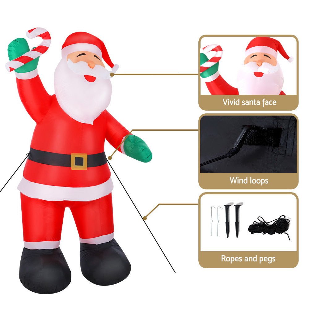 3M Christmas Inflatable Santa Xmas Outdoor Decorations LED Lights - Rivercity House & Home Co. (ABN 18 642 972 209) - Affordable Modern Furniture Australia