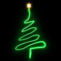 Christmas Tree Shaped Outdoor Christmas Lights Motif LED 114cm