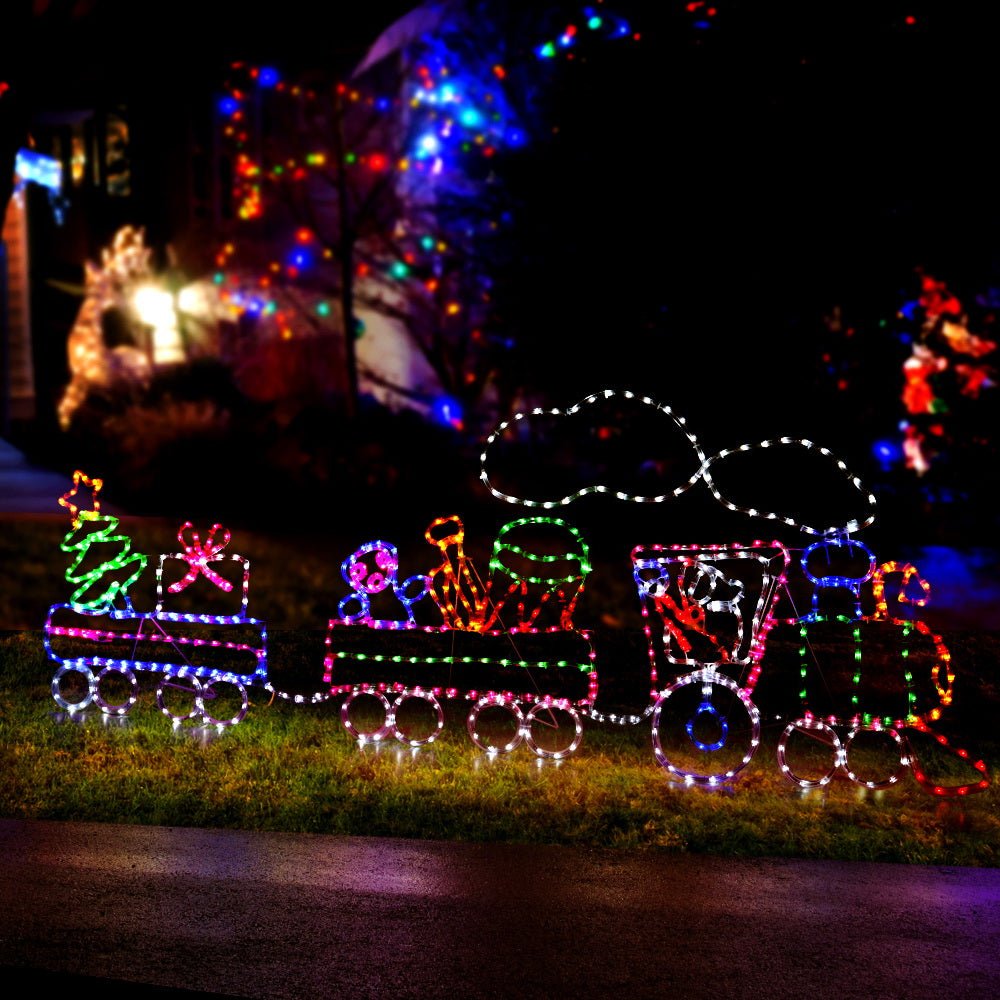 Christmas Lights Motif LED Rope Light Train Xmas Decor - Rivercity House & Home Co. (ABN 18 642 972 209) - Affordable Modern Furniture Australia