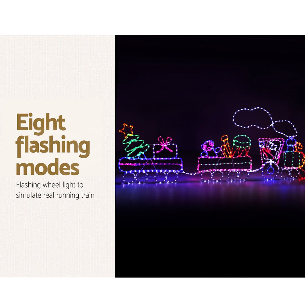 Christmas Lights Motif LED Rope Light Train Xmas Decor - Rivercity House & Home Co. (ABN 18 642 972 209) - Affordable Modern Furniture Australia