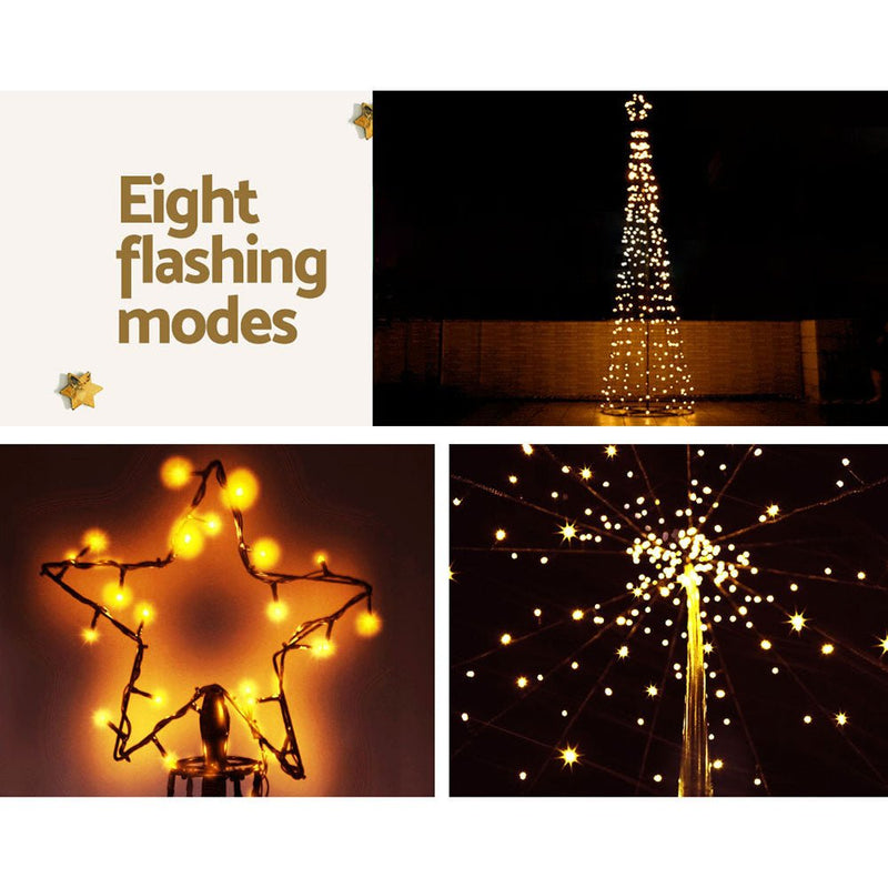 Solar Christmas Tree 3.6M LED 8 Light Modes - Occasions > Christmas - Rivercity House & Home Co. (ABN 18 642 972 209) - Affordable Modern Furniture Australia