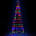 Solar Christmas Tree 3.6M Coloured LED 8 Light Modes