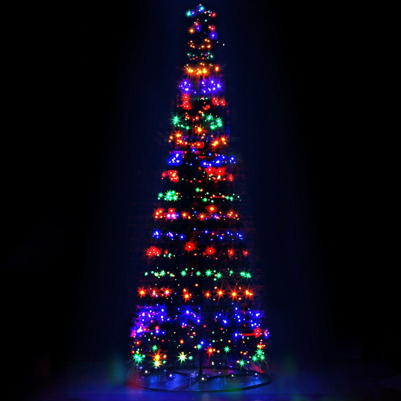 Solar Christmas Tree 3.6M Coloured LED 8 Light Modes - Occasions > Christmas - Rivercity House & Home Co. (ABN 18 642 972 209) - Affordable Modern Furniture Australia