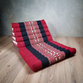 Jumbo 1-Fold Thai Triangle Pillow Mat Red