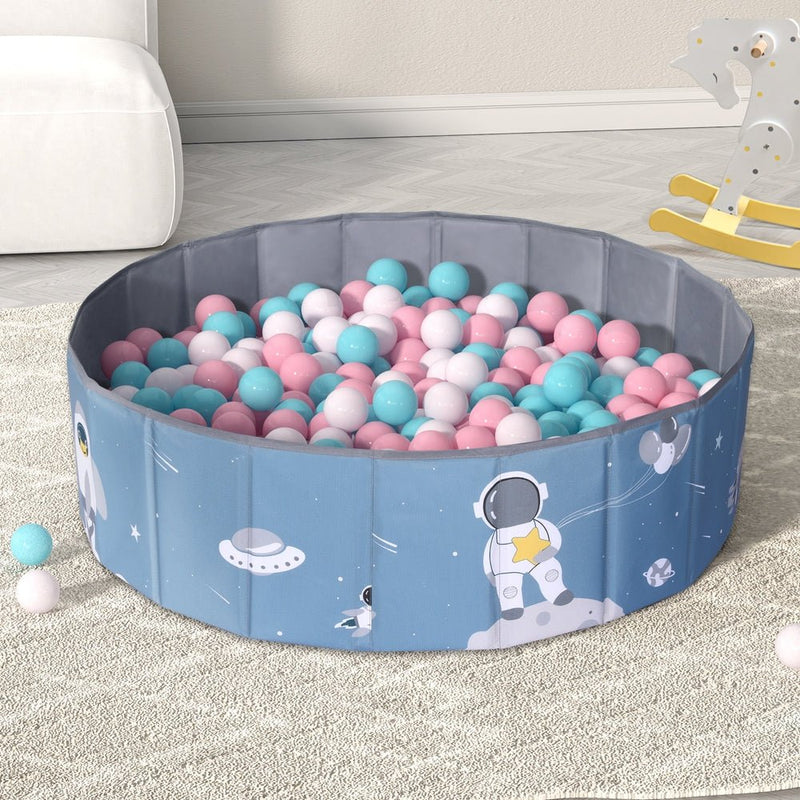 Kids Ball Pool Pit Toddler Play Foldable Child Playhouse Storage Bag Blue - Home & Garden > Pool & Accessories - Rivercity House & Home Co. (ABN 18 642 972 209) - Affordable Modern Furniture Australia