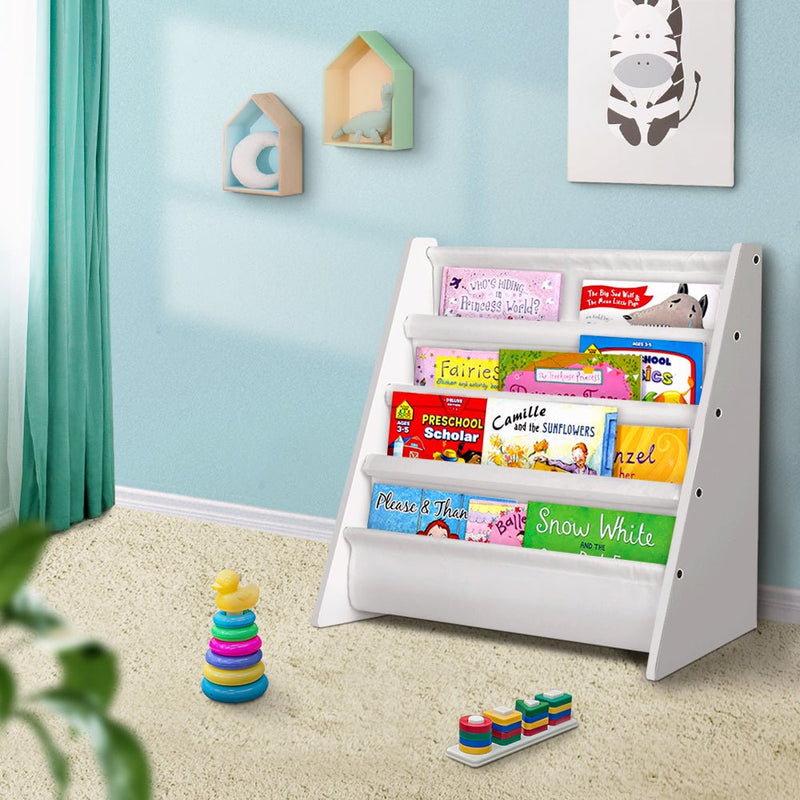Kids Bookshelf Shelf Children Bookcase Magazine Rack Organiser Display - Baby & Kids > Kid's Furniture - Rivercity House & Home Co. (ABN 18 642 972 209) - Affordable Modern Furniture Australia