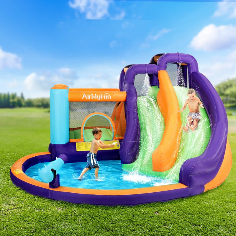 Kids Inflatable Water Park With Double Slide - Home & Garden > Pool & Accessories - Rivercity House & Home Co. (ABN 18 642 972 209) - Affordable Modern Furniture Australia