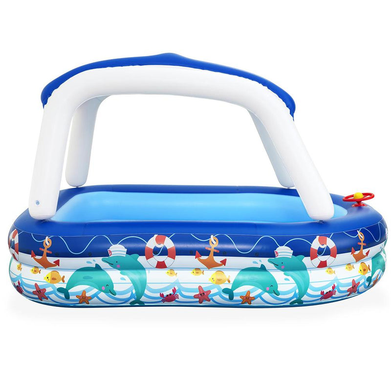 Kids Play Pools Above Ground Inflatable Swimming Pool Canopy Sunshade - Home & Garden > Pool & Accessories - Rivercity House And Home Co.