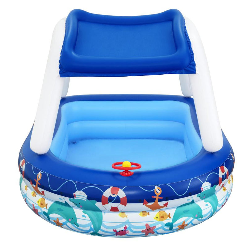 Kids Play Pools Above Ground Inflatable Swimming Pool Canopy Sunshade - Home & Garden > Pool & Accessories - Rivercity House And Home Co.