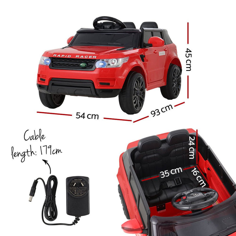 Kids Ride On Car 12V Electric Toys Cars Battery Remote Control Red - Baby & Kids > Ride on Cars, Go-karts & Bikes - Rivercity House & Home Co. (ABN 18 642 972 209) - Affordable Modern Furniture Australia