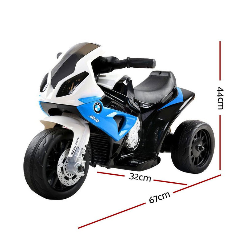 Kids Ride On Motorbike BMW Licensed S1000RR Motorcycle Car Blue - Baby & Kids > Ride on Cars, Go-karts & Bikes - Rivercity House & Home Co. (ABN 18 642 972 209) - Affordable Modern Furniture Australia