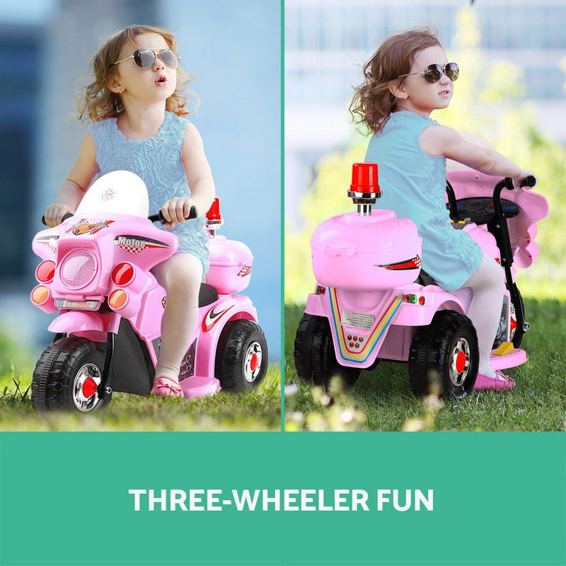 Kids Ride On Motorbike Motorcycle Car Pink - Baby & Kids > Ride on Cars, Go-karts & Bikes - Rivercity House & Home Co. (ABN 18 642 972 209)