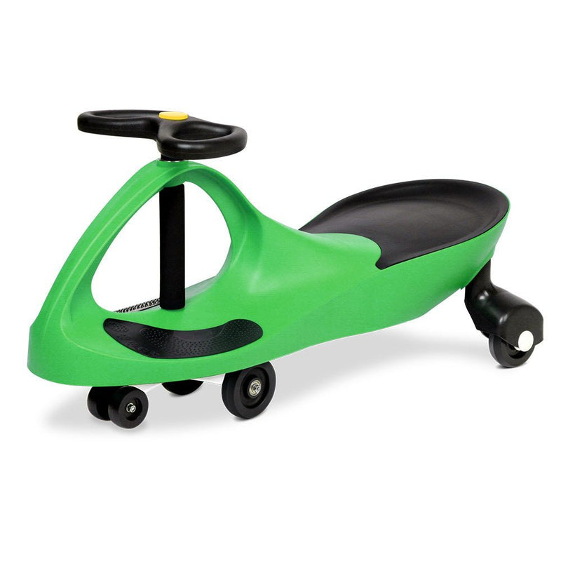 Kids Ride On Swing Car -Green - Baby & Kids > Ride on Cars, Go-karts & Bikes - Rivercity House & Home Co. (ABN 18 642 972 209)
