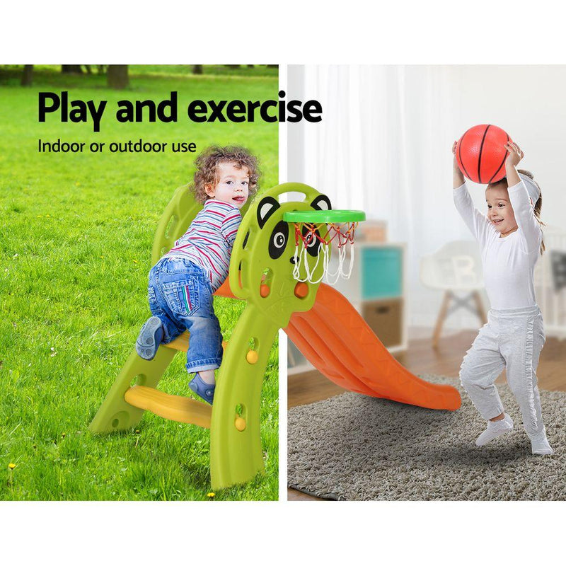 Kids Slide With Basketball Hoop - Baby & Kids - Rivercity House And Home Co.