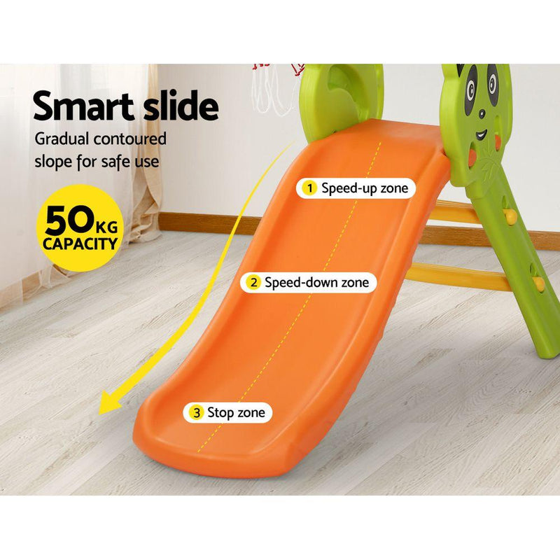 Kids Slide With Basketball Hoop - Baby & Kids - Rivercity House And Home Co.