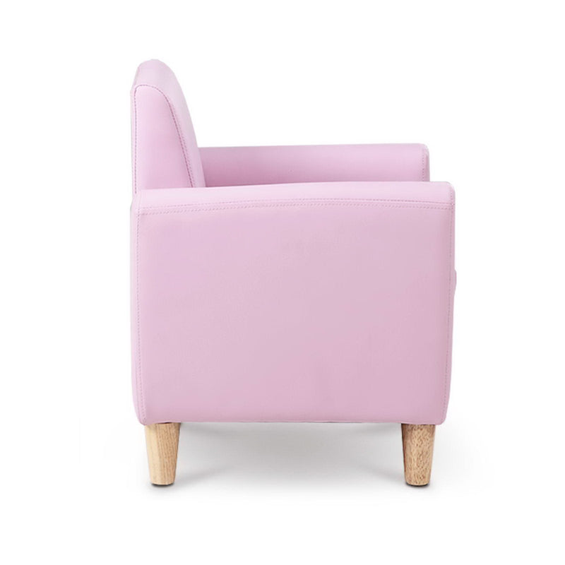 Kids Storage Kids Sofa Children lounge Chair Couch PU Leather Padded Pink - Baby & Kids - Rivercity House & Home Co. (ABN 18 642 972 209) - Affordable Modern Furniture Australia