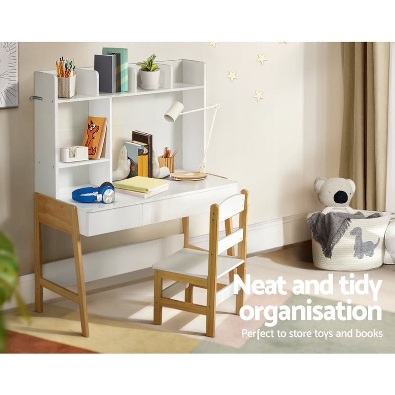 Kids Table and Chairs Set Study Play Toys Storage Desk Children Furniture - Baby & Kids > Kid's Furniture - Rivercity House & Home Co. (ABN 18 642 972 209) - Affordable Modern Furniture Australia