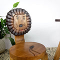 Kids Wooden Lion Chair