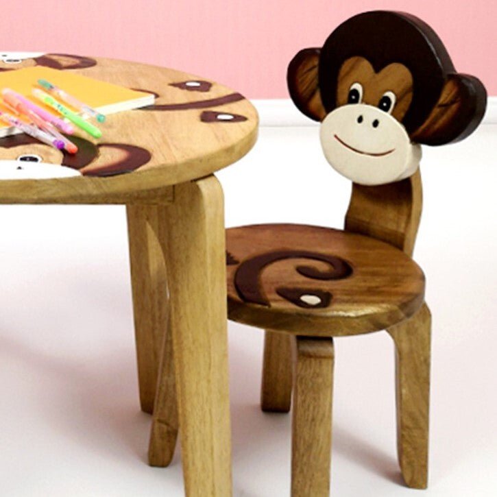 Kids Wooden Monkey Chair - Furniture > Bar Stools & Chairs - Rivercity House & Home Co. (ABN 18 642 972 209) - Affordable Modern Furniture Australia