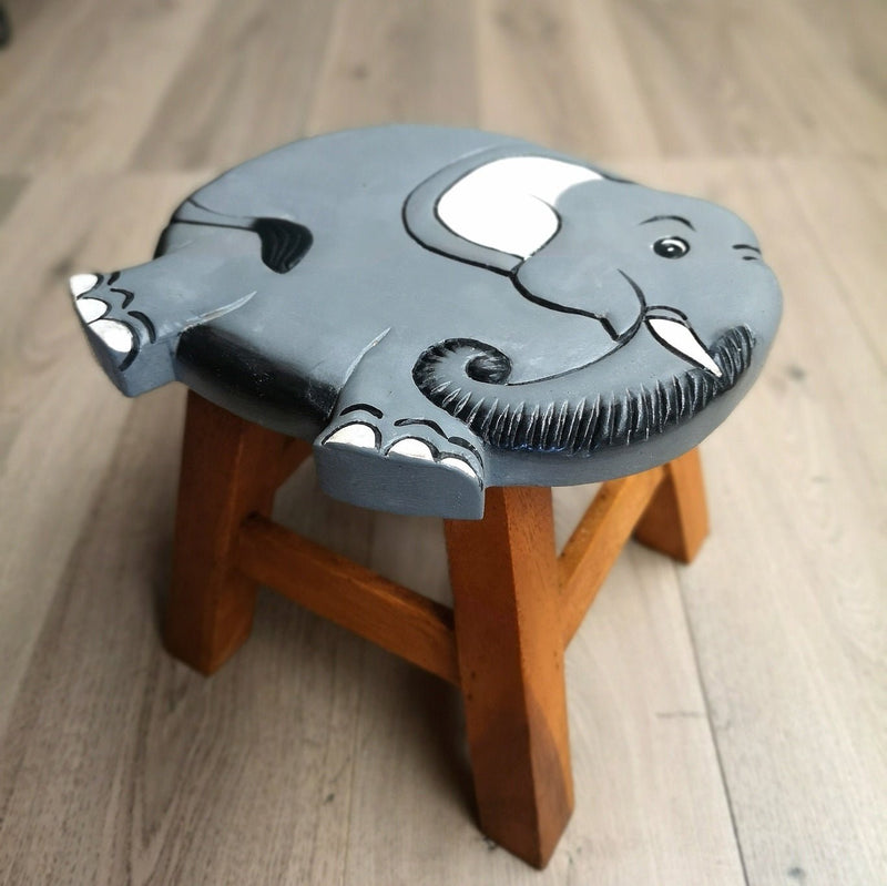 Kids Wooden Elephant Stool - Baby & Kids > Kid's Furniture - Rivercity House & Home Co. (ABN 18 642 972 209) - Affordable Modern Furniture Australia