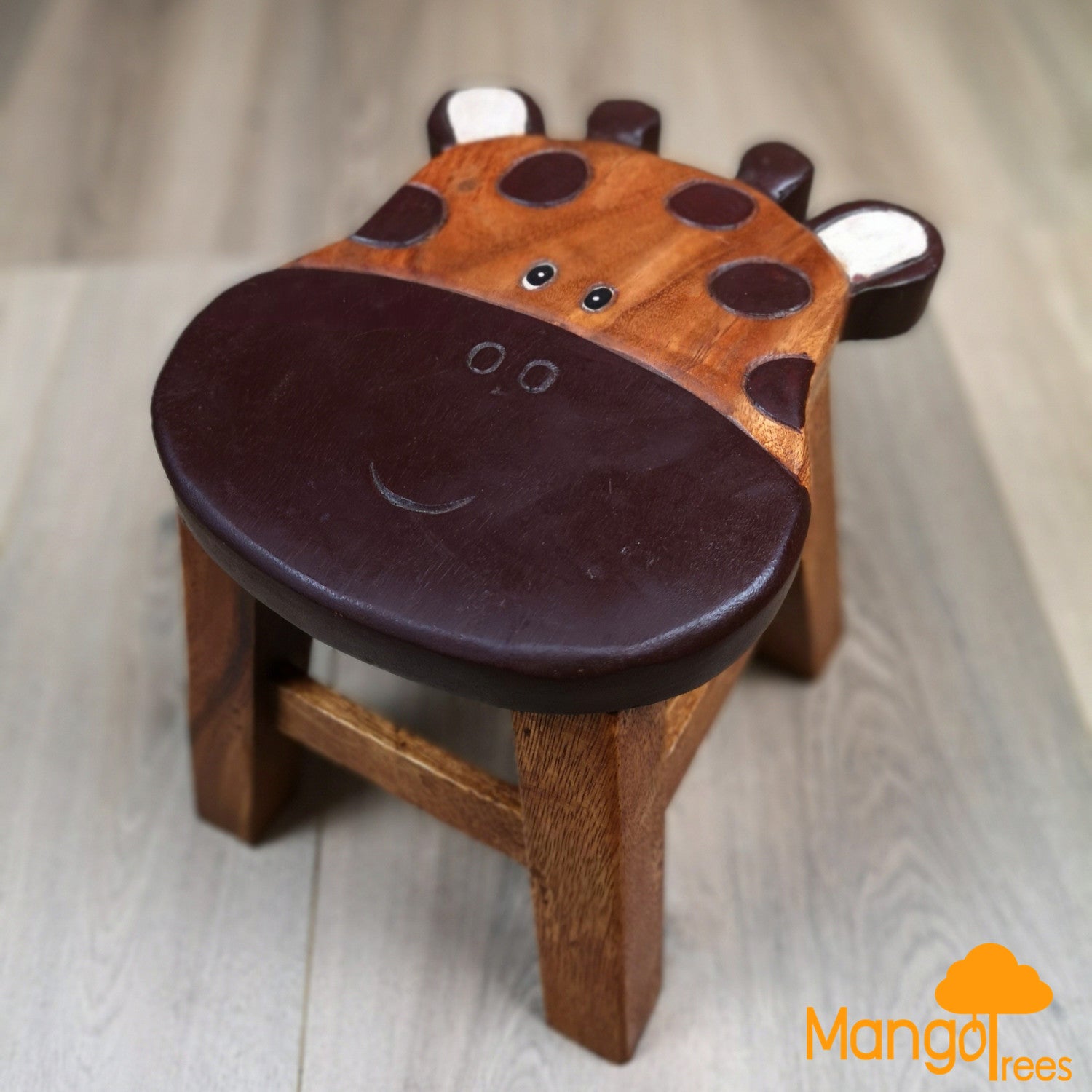 Kids Wooden Giraffe Stool - Baby & Kids > Kid's Furniture - Rivercity House & Home Co. (ABN 18 642 972 209) - Affordable Modern Furniture Australia