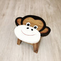 Kids Wooden Monkey Stool