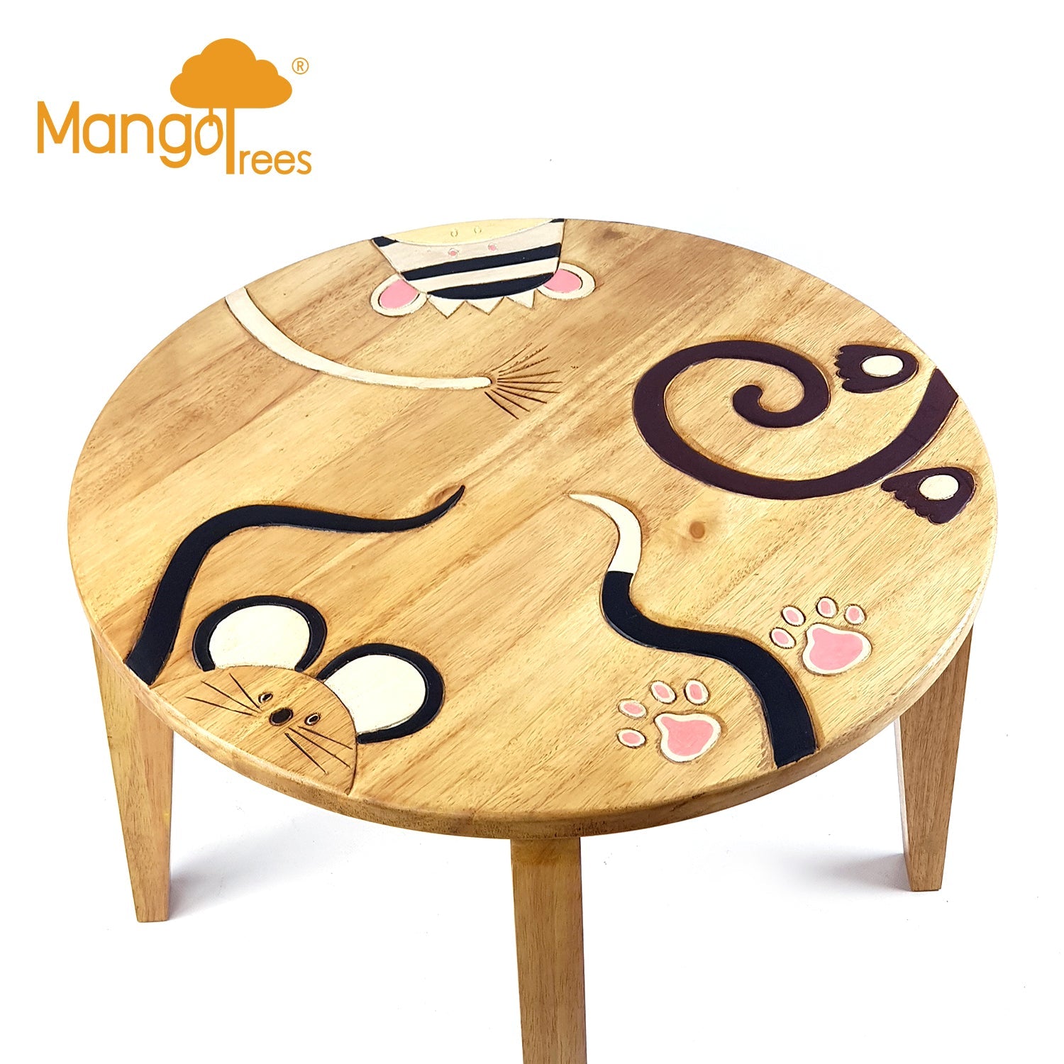 Kids Wooden Animal Tails Table - Baby & Kids > Kid's Furniture - Rivercity House & Home Co. (ABN 18 642 972 209) - Affordable Modern Furniture Australia