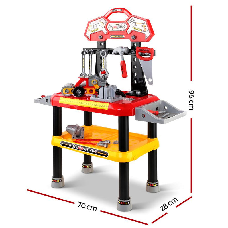 Kids Workbench Play Set - Red - Rivercity House & Home Co. (ABN 18 642 972 209) - Affordable Modern Furniture Australia