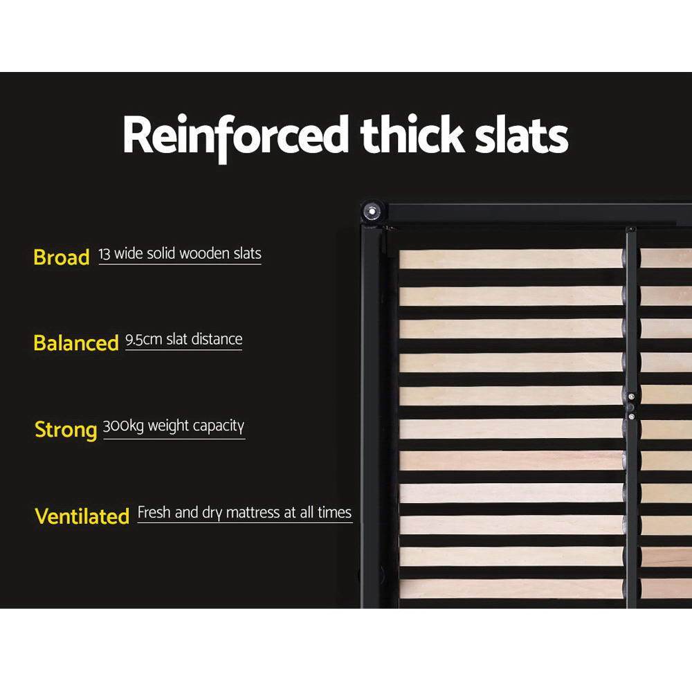 King Premium Package | Elouera Bed Grey, Luna Series Euro Top Mattress (Medium Firm) & Bonus Mattress Topper! - Furniture > Bedroom - Rivercity House & Home Co. (ABN 18 642 972 209) - Affordable Modern Furniture Australia