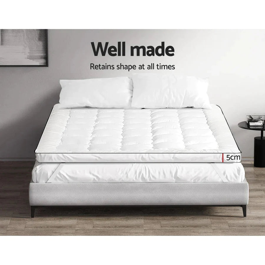 King Premium Package | Trinity Bed Charcoal, Algarve Euro Top Mattress (Medium Firm) & Deluxe Mattress Topper! - Rivercity House & Home Co. (ABN 18 642 972 209) - Affordable Modern Furniture Australia