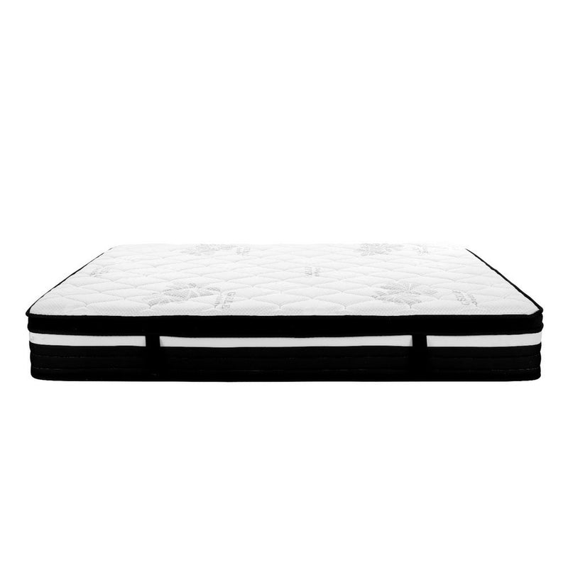 King Single Bed Mattress Size Extra Firm 7 Zone Pocket Spring Foam 28cm - Furniture > Mattresses - Rivercity House & Home Co. (ABN 18 642 972 209)